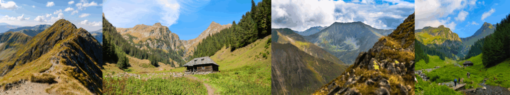 Trasee montane din România: peisaje de pe traseul spre Vârful Moldoveanu