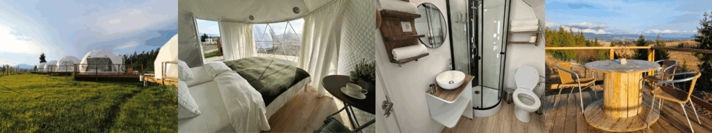 Cazări inedite pentru o vacanță cozy de toamnă fotografii locație glamping 4 us toplița