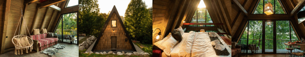 Cazări inedite pentru o vacanță cozy de toamnă fotografii locație Cabana Hai la munte Bran