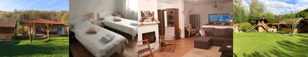 Oferte TOP: pet friendly, 0 risc și mic dejun inclus Fotografii de la Căsuța de sub pădure din Ampoița