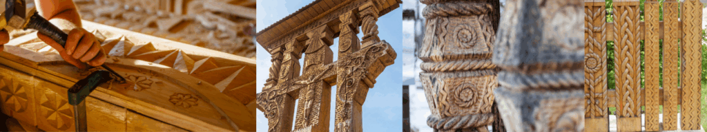 Meșteșuguri vii: învață să țeși, să sculptezi sau să lucrezi ceramica direct de la sursă sculptat in lemn in Maramures