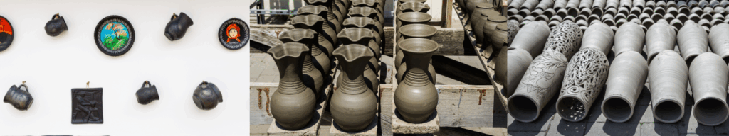 Meșteșuguri vii: învață să țeși, să sculptezi sau să lucrezi ceramica direct de la sursă vase specifice zonei Marginea, Suceava
