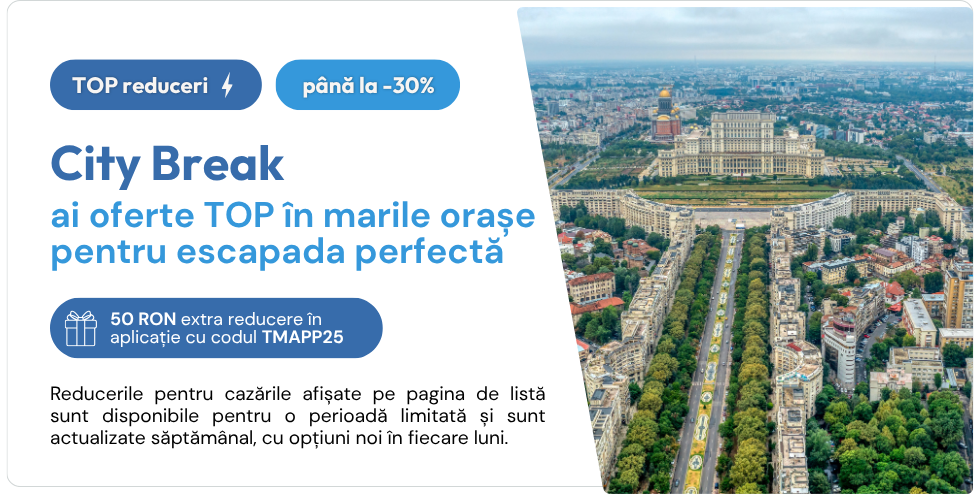 cover foto campania oferte top la cazari in marile orase pentru escapada perfecta