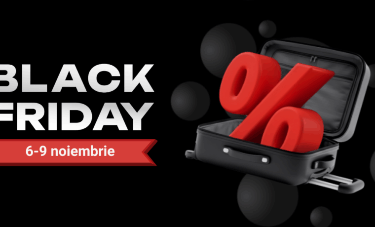 Black Friday pe Travelminit între 6 și 9 noiembrie
