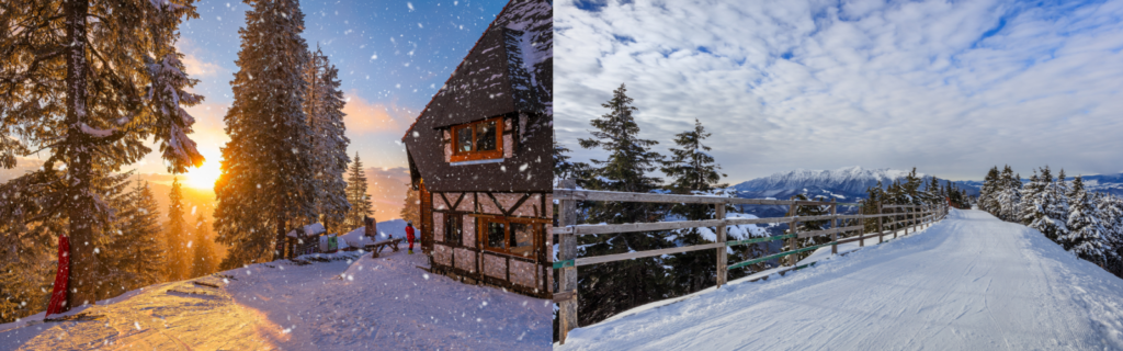 Plimbări lejere la zăpadă: 5 locuri superbe din România Poiana Brașov: Drumul spre Cabana Postăvaru