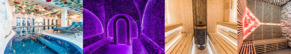 piscină și spa la Villa Galleria Colibița