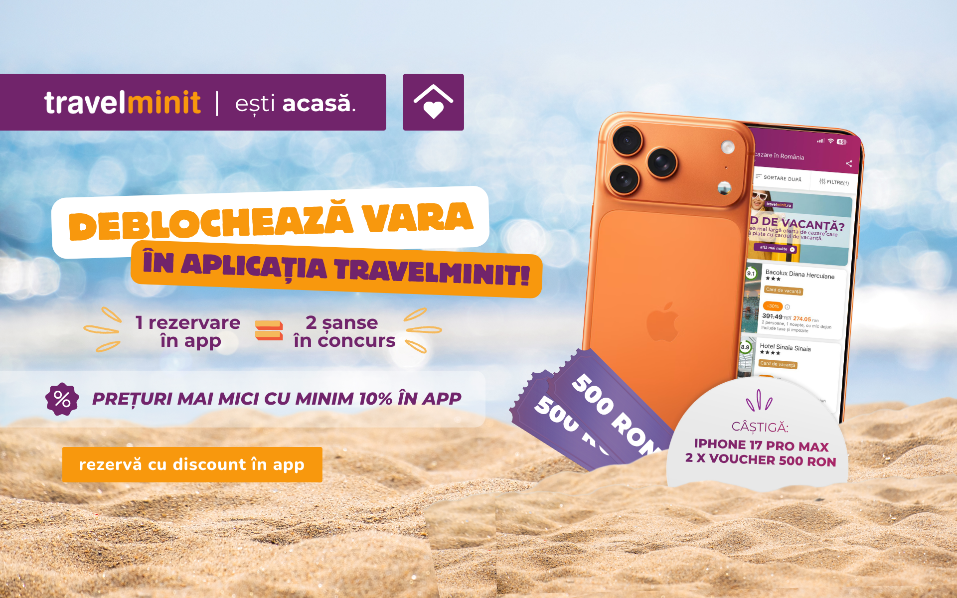 concurs iphone vacanță