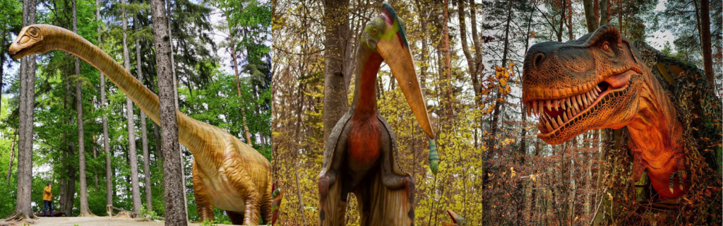 dinozauri de la Dino Parc Râșnov