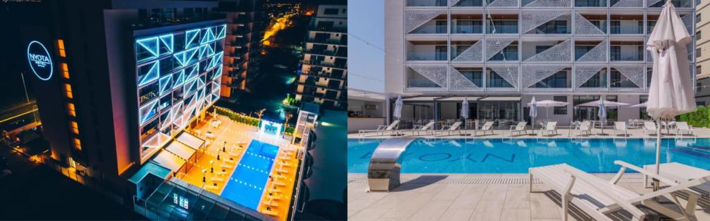 piscină Hotel Nyota Mamaia