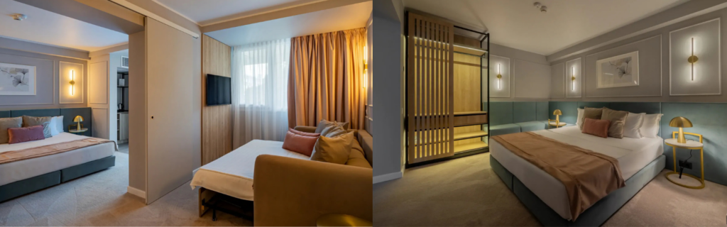 Hotel Bavaria Blu Mamaia: alegerea perfectă pe litoral Camerele: spațiul tău privat pentru odihnă profundă și relaxare