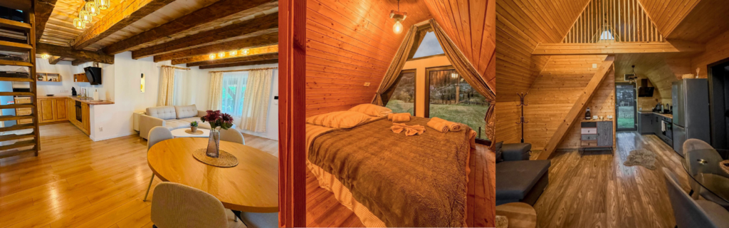 interior simplu, confortabil și primitor la Ungefug A Frame Sighișoara