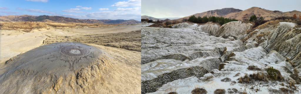 Vulcanii Noroioși (Buzău): o plimbare pe pământ crăpat și arid